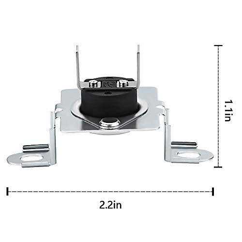 1-Year WARRANTY 134792700 Dryer Heating Element Kit 137032600 Thermal Limiter & 3204267 Thermostat Compatible with Electrolux Dryer Heating Element