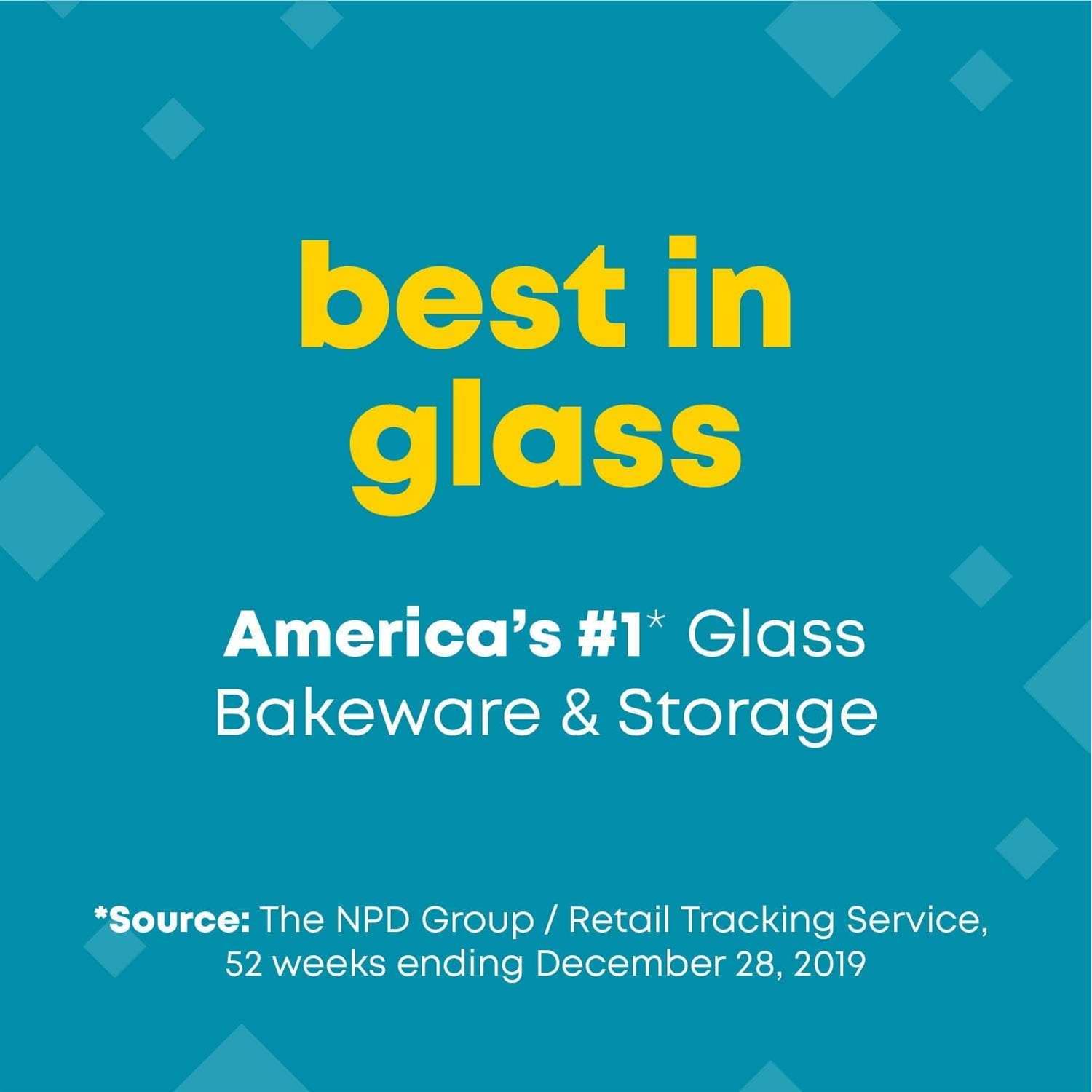 Pyrex Simply Store Glass Storage Container Set with Lids