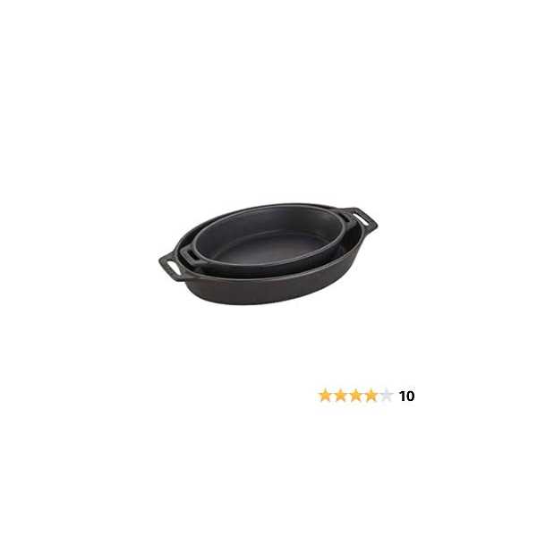 Staub 2-Piece Ceramic Oval Baking Dish Set