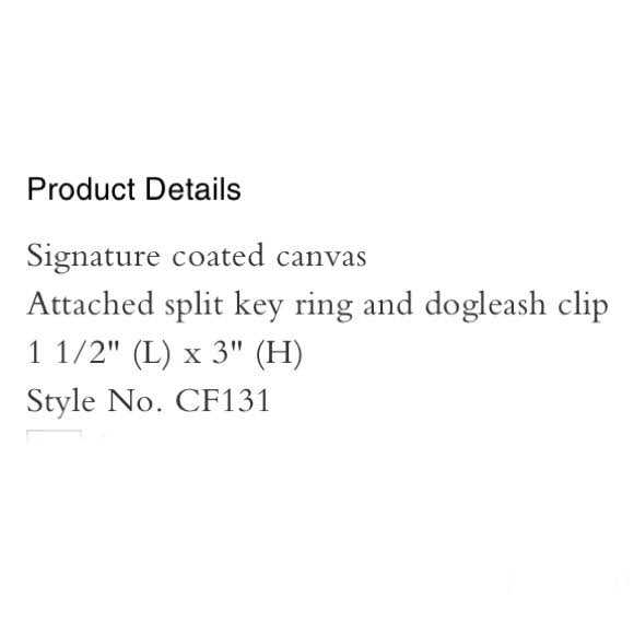 Coach Outlet Bottle Opener Key Fob In Signature Canvas