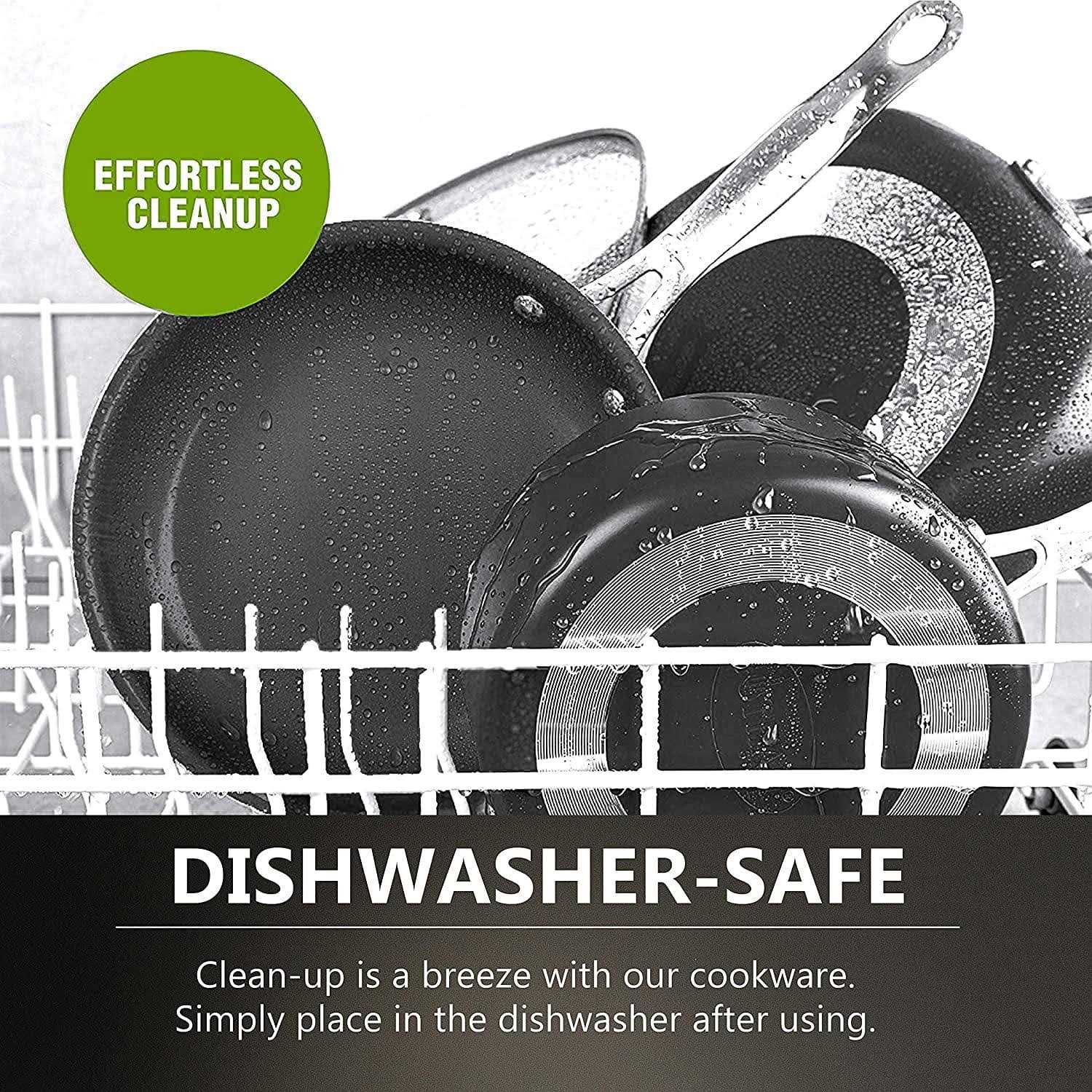 Granitestone 10-Piece Stackmaster Stackable Cookware Set