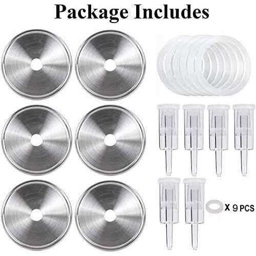 Fermentation Lids 6 Set Fermentation Kit for Wide Mouth Jars
