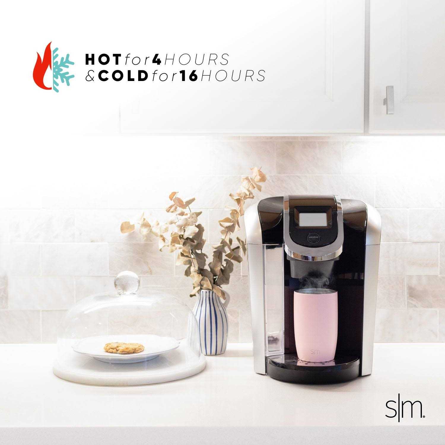 Simple Modern Travel Coffee Mug Tumbler with Flip Lid Reusable Insulated Stainless Steel Cold Brew Iced Coffee Cup Thermos