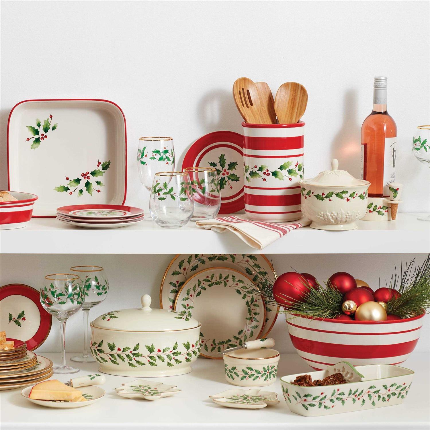 Lenox 4-Piece Holiday Wine Glass Set