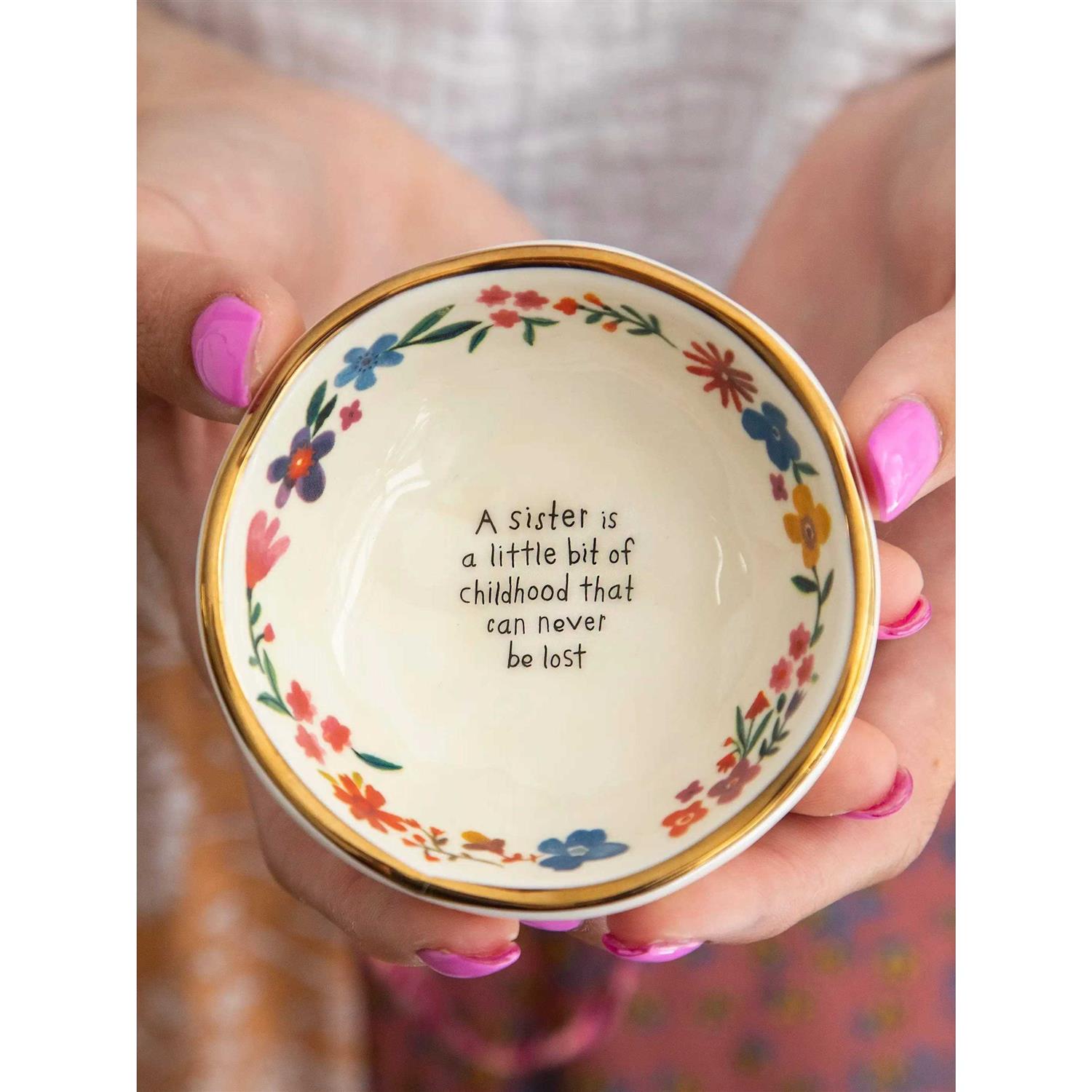 Natural Life Ceramic Giving Trinket Bowl