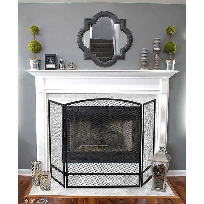 Panacea 3 Panel Fireplace Screen