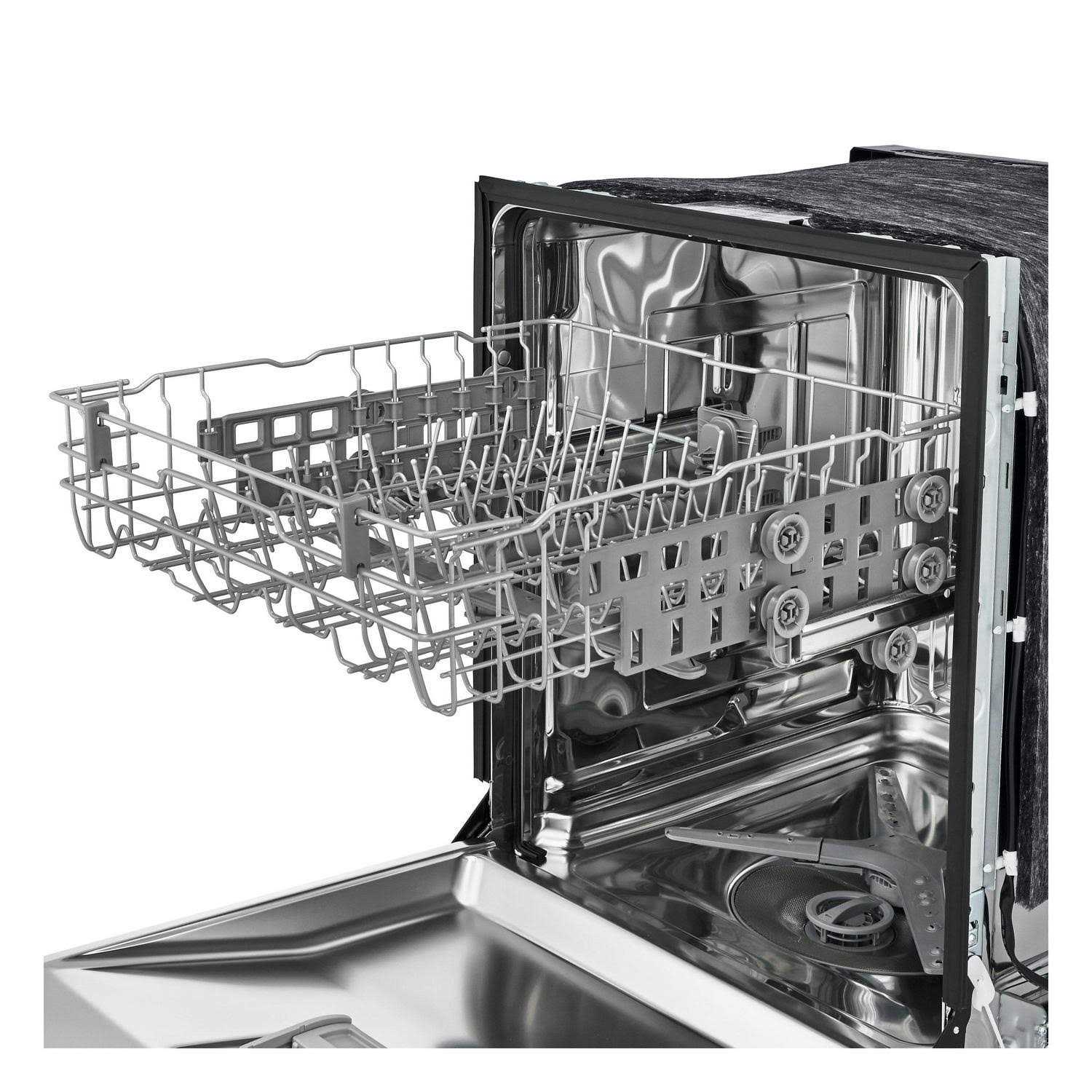 LG QuadWash Front Control 24-in Built-in Dishwasher Energy Star LDFN343LS