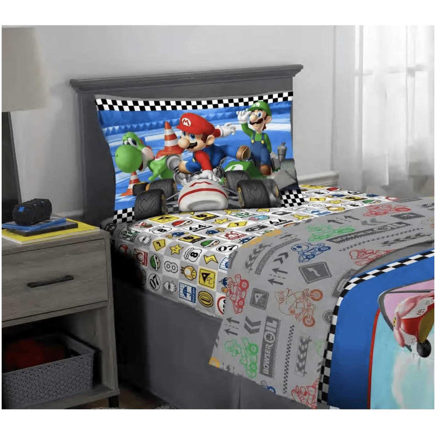 Twin Super Mario Reversible Kids’ Comforter