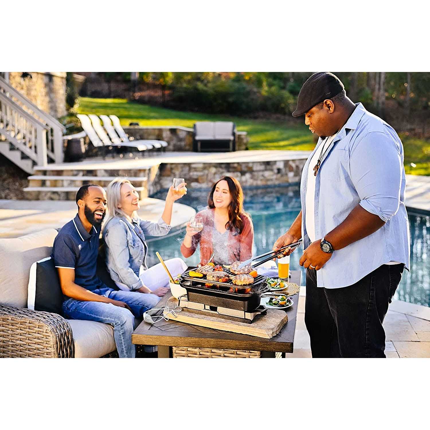 Lodge Sportsman’s Cast Iron Pro Grill