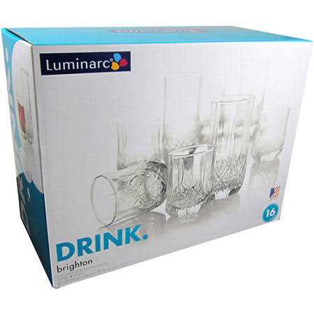 Luminarc Brighton 16-pc. Glassware Set