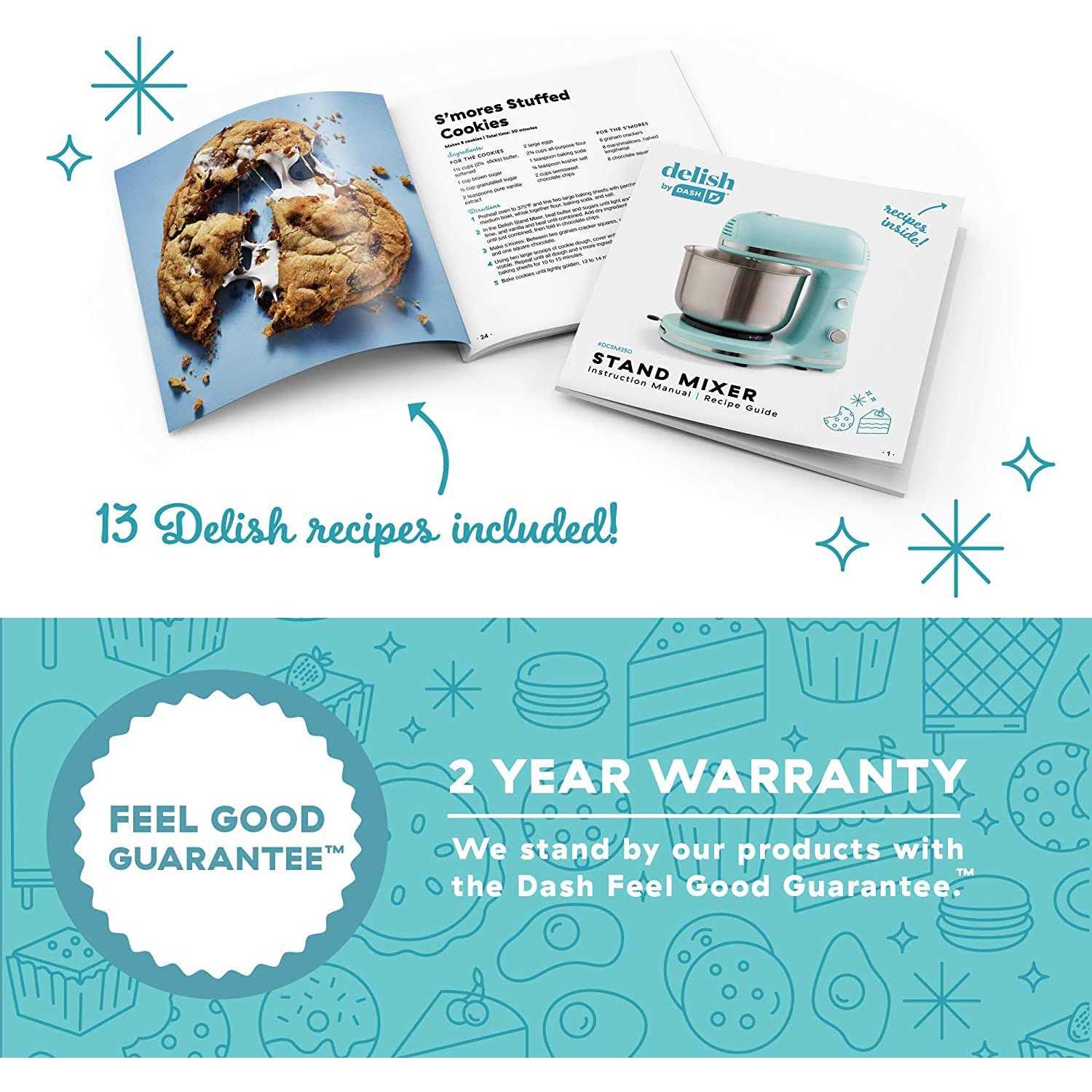 Delish by Dash Compact Stand Mixer