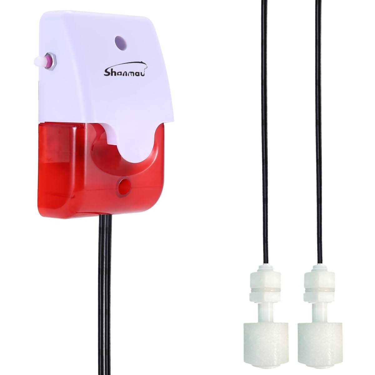 High / Low Water Level Sensor Detector Alarm 120 dB Red Strobe Siren