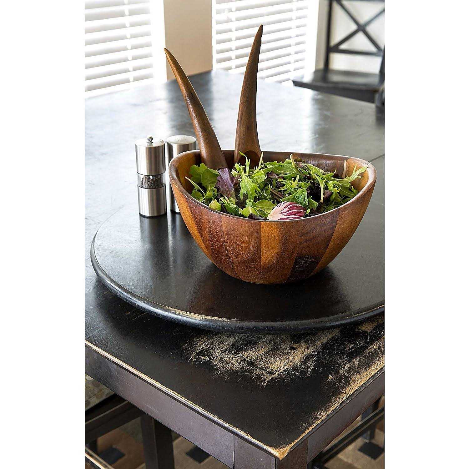 Nambe Harmony 3 Piece Salad Set