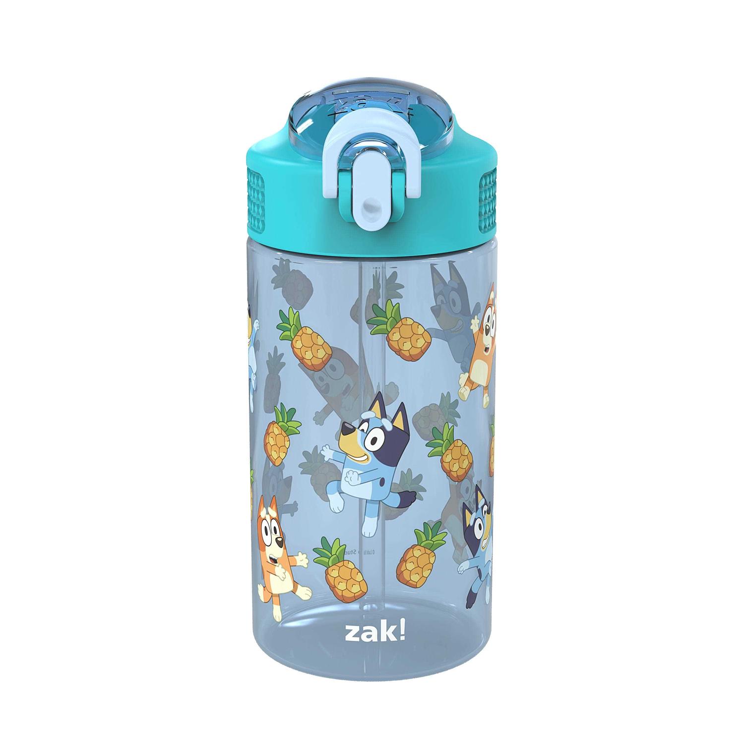 Zak Designs Bluey Antimicrobial 16oz Park Straw Bottle
