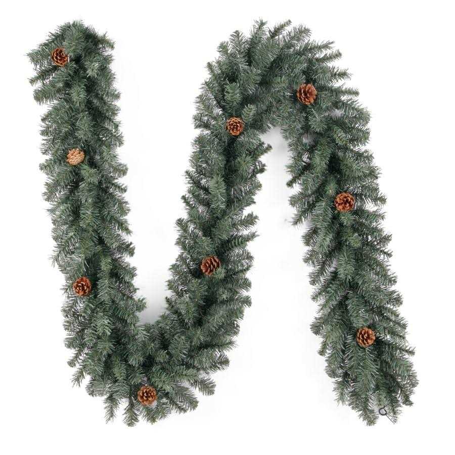 Holiday Living Indoor/Outdoor 9-ft Monroe Pine Artificial Garland GT90M3K23X00