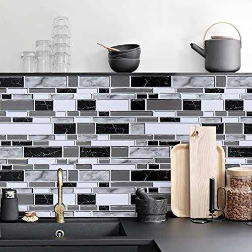 Livebor Kitchen Wallpaper Peel And Stick Backsplash Wallpaper 11.8inch X