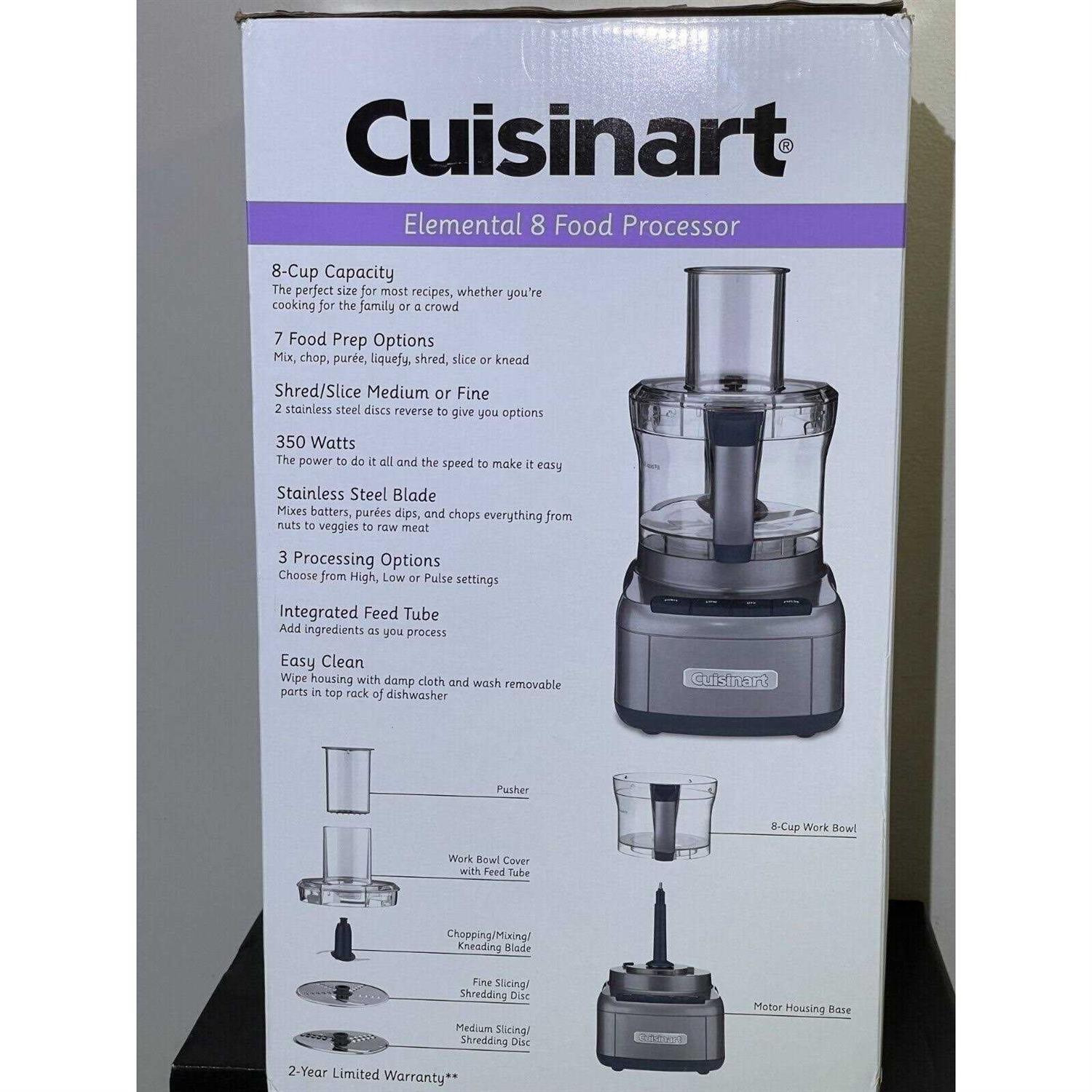 Cuisinart Elemental 8 Cup Food Processor