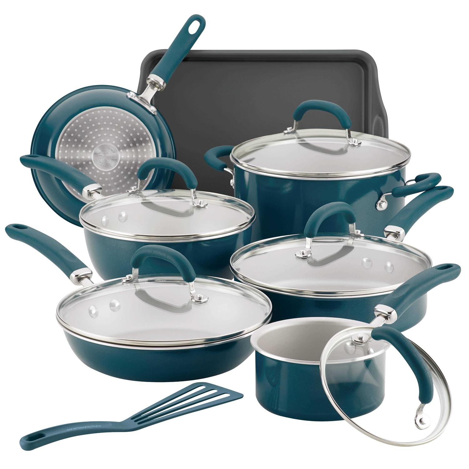Rachael Ray 13 Create Delicious Aluminum Nonstick Cookware Set