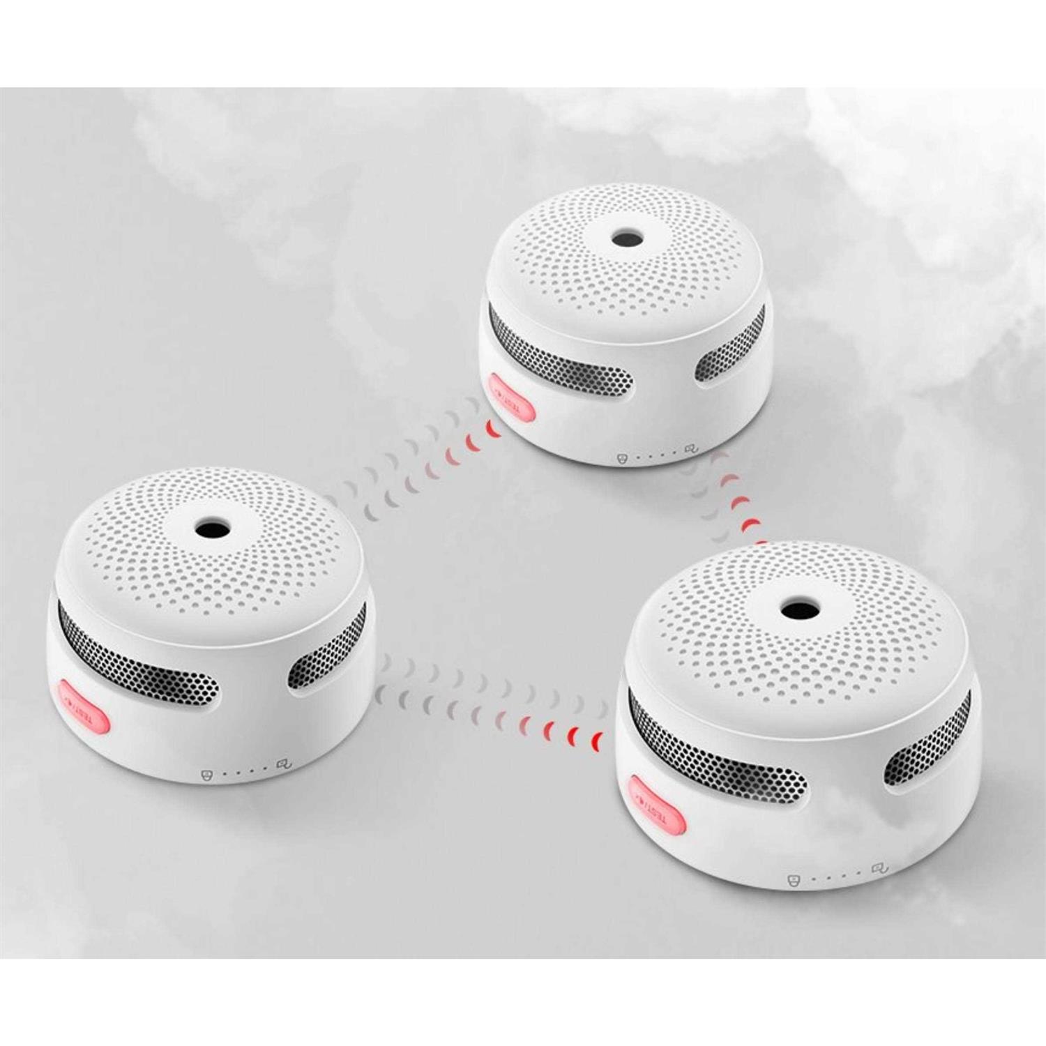 Wireless Interconnected Smoke Detector, X-Sense XS01-WR Smoke and Fire Alarm