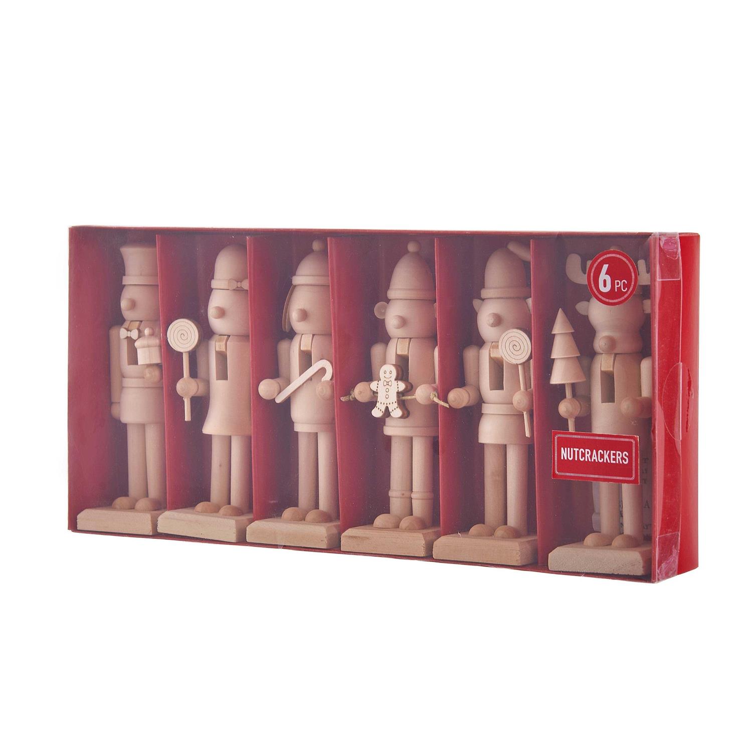 Unfinished Wood Nutcrackers Set by Make Market