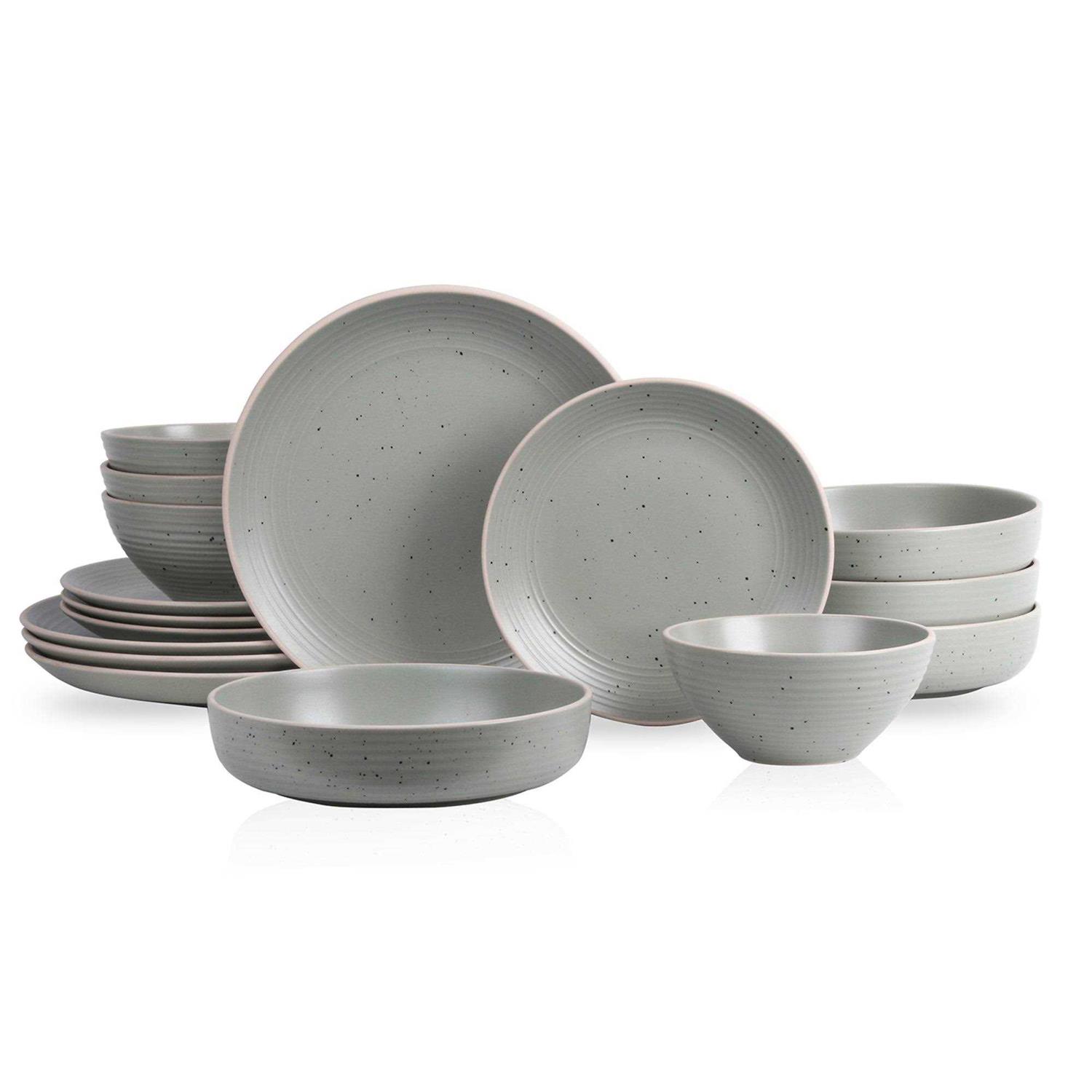 Stone Lain Lauren 16-Piece Dinnerware Set Stoneware