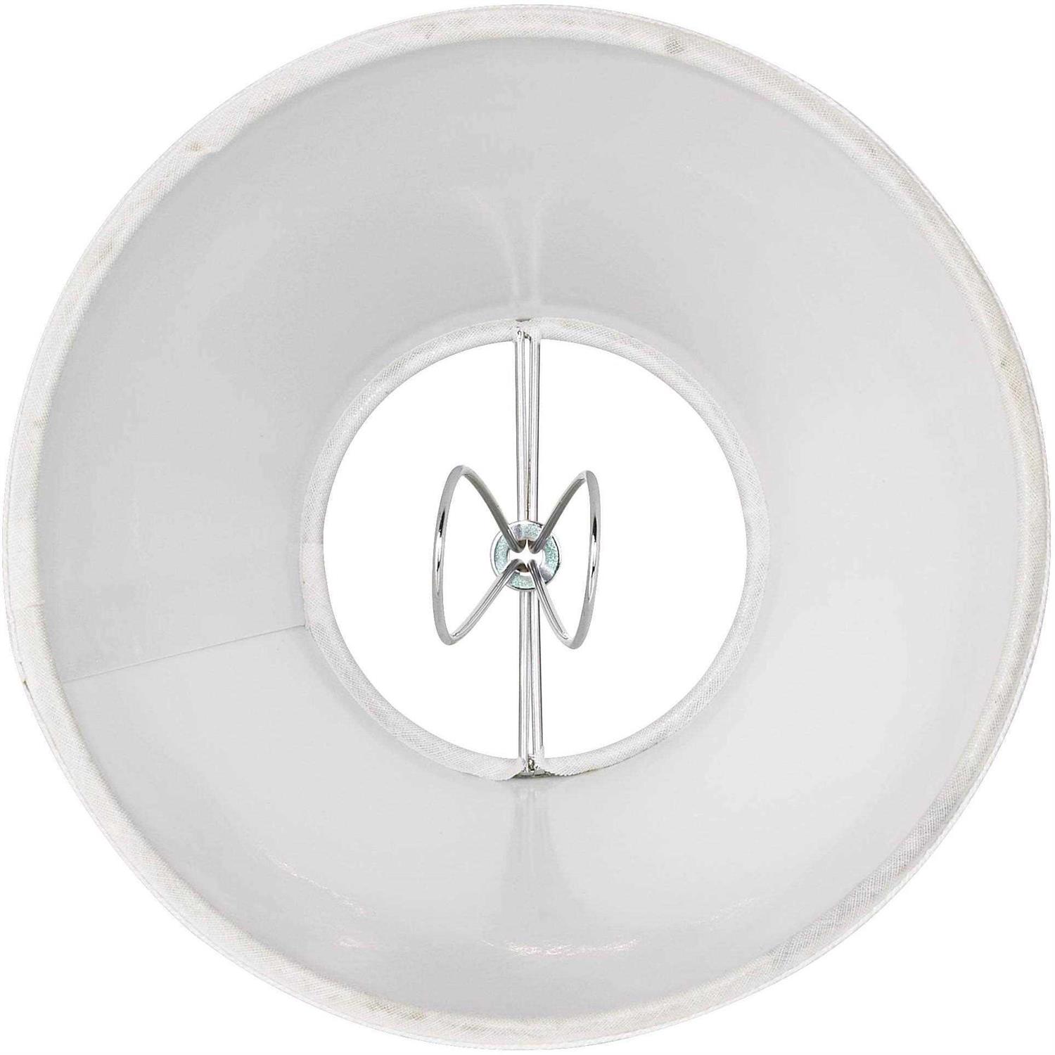 Springcrest Set Empire Lamp Shades Small 3 Top x 5 Bottom x High Candelabra Clip-On Fitting