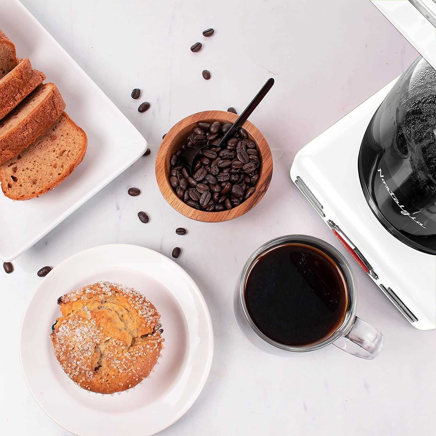 12-Cup Retro Coffee Maker Nostalgia