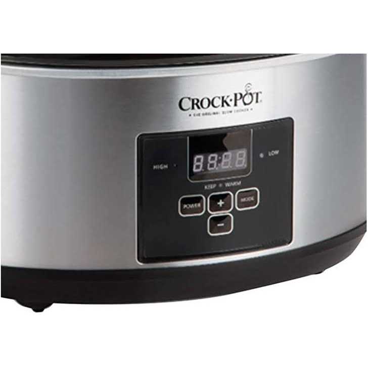 Crock-Pot Programmable Cook Carry 7 Quart Slow Cooker