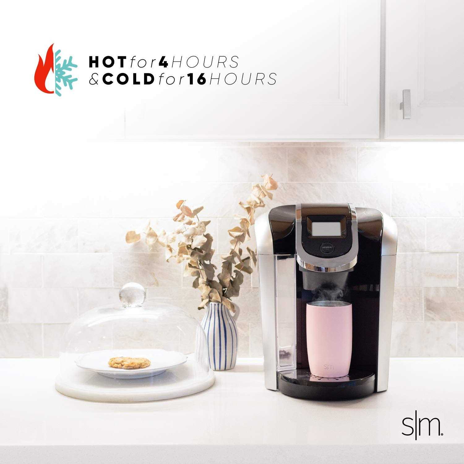 Simple Modern Travel Coffee Mug Tumbler with Flip Lid Reusable Insulated Stainless Steel Cold Brew Iced Coffee Cup Thermos