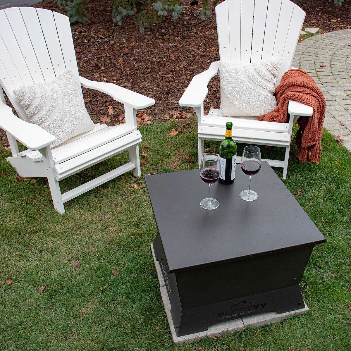 Blue Sky Square Fire Pit Lid