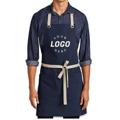 Port Authority A815 Canvas Full Length Two Pocket Apron