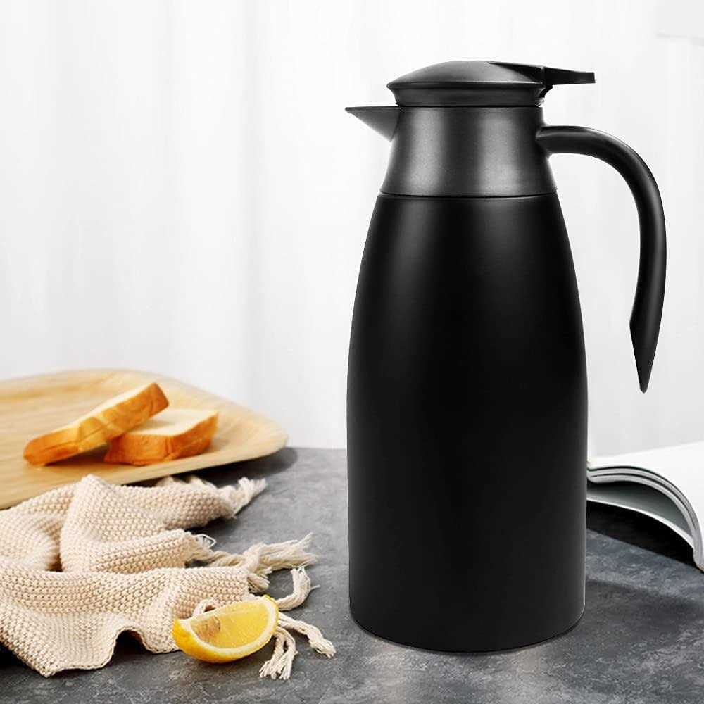 GearRoot 68oz Coffee Carafe Airpot Insulated Coffee Thermos Urn Stainless Steel Vacuum Thermal Pot Flask for Coffee