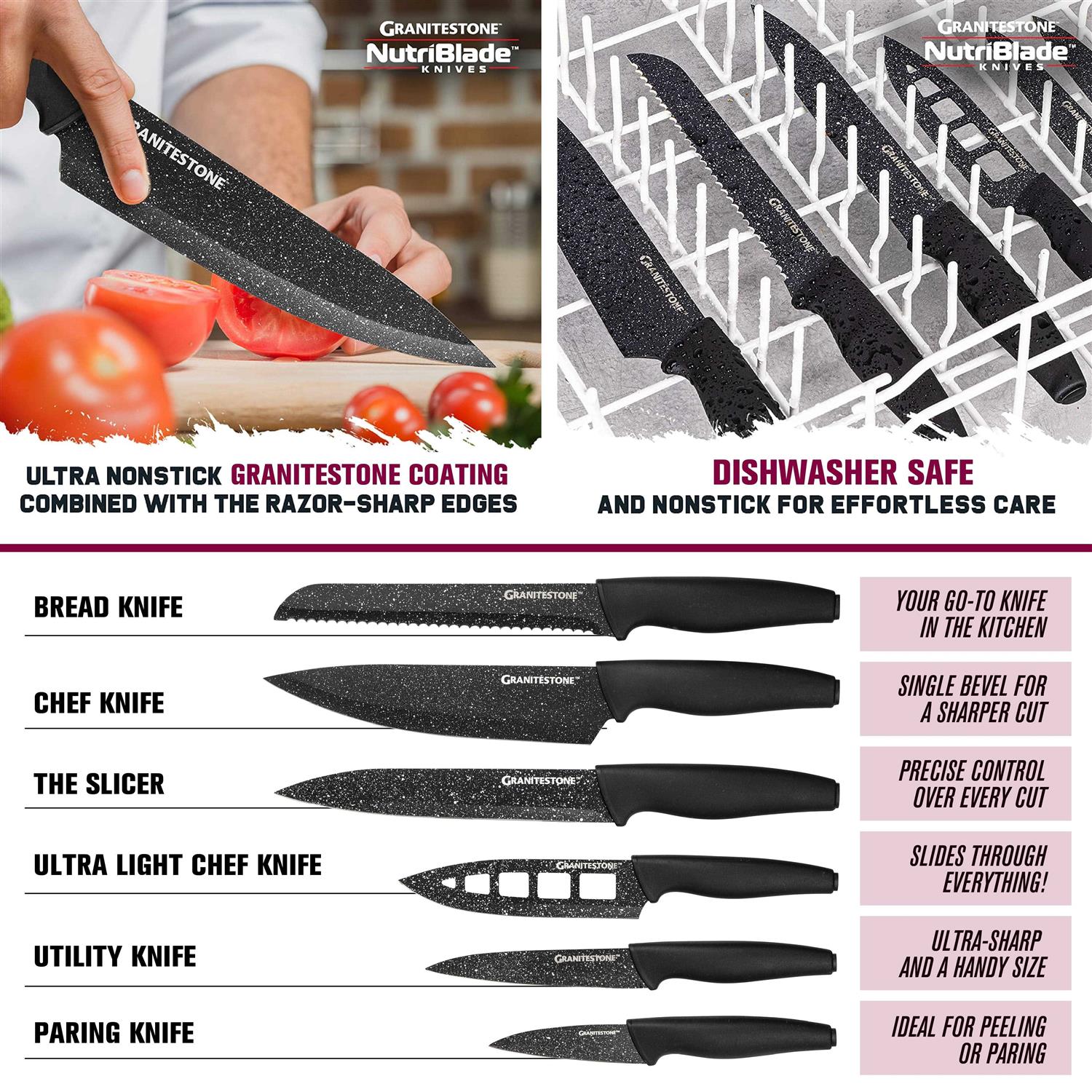 Granitestone 26 Piece Meal Prep + Cookware Set