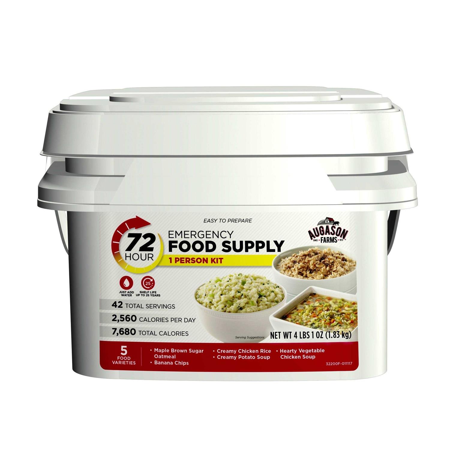 Augason Farms 72-Hour 1-Person Emergency Food Supply Kit