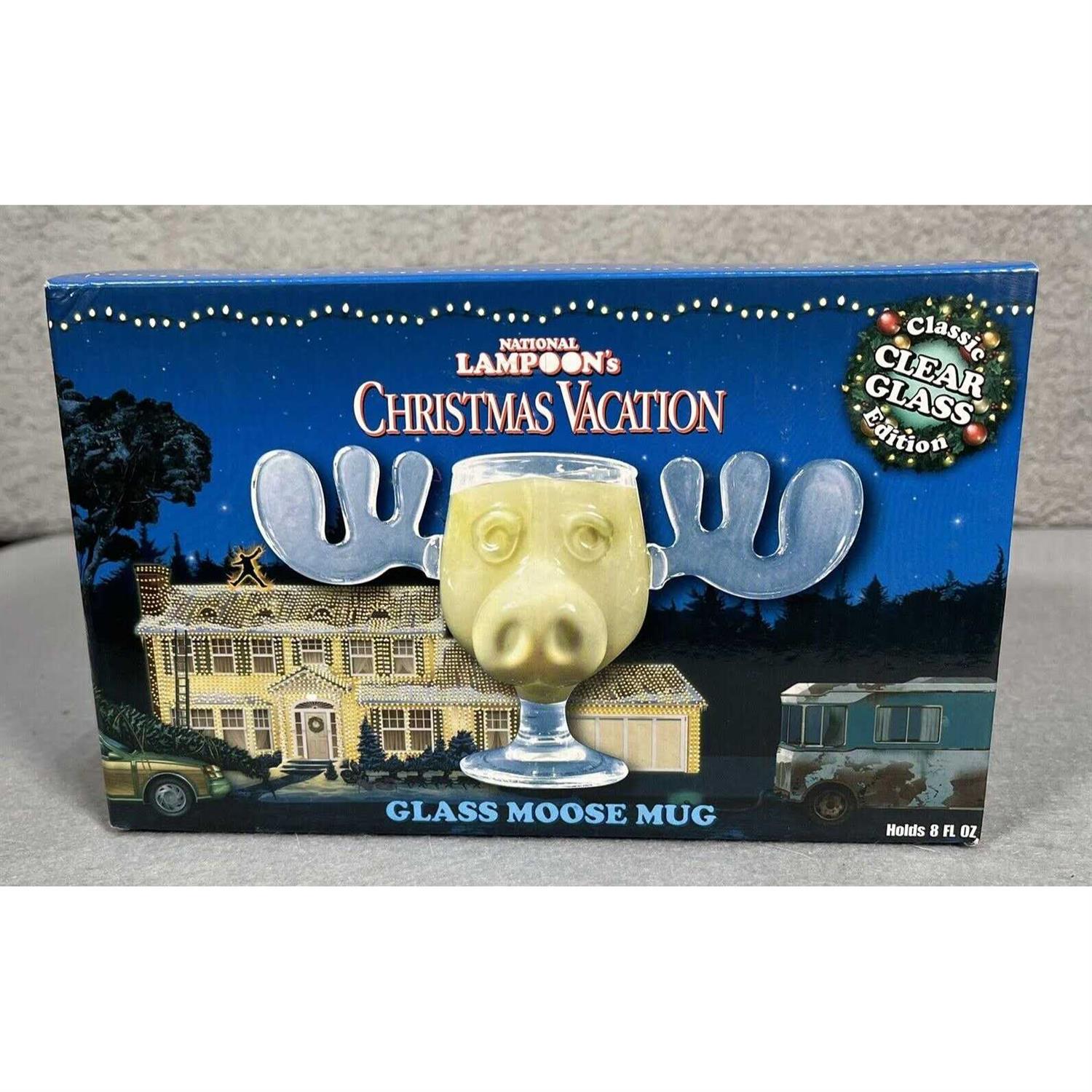 National Lampoon’s Christmas Vacation Griswold Glass Moose Mug