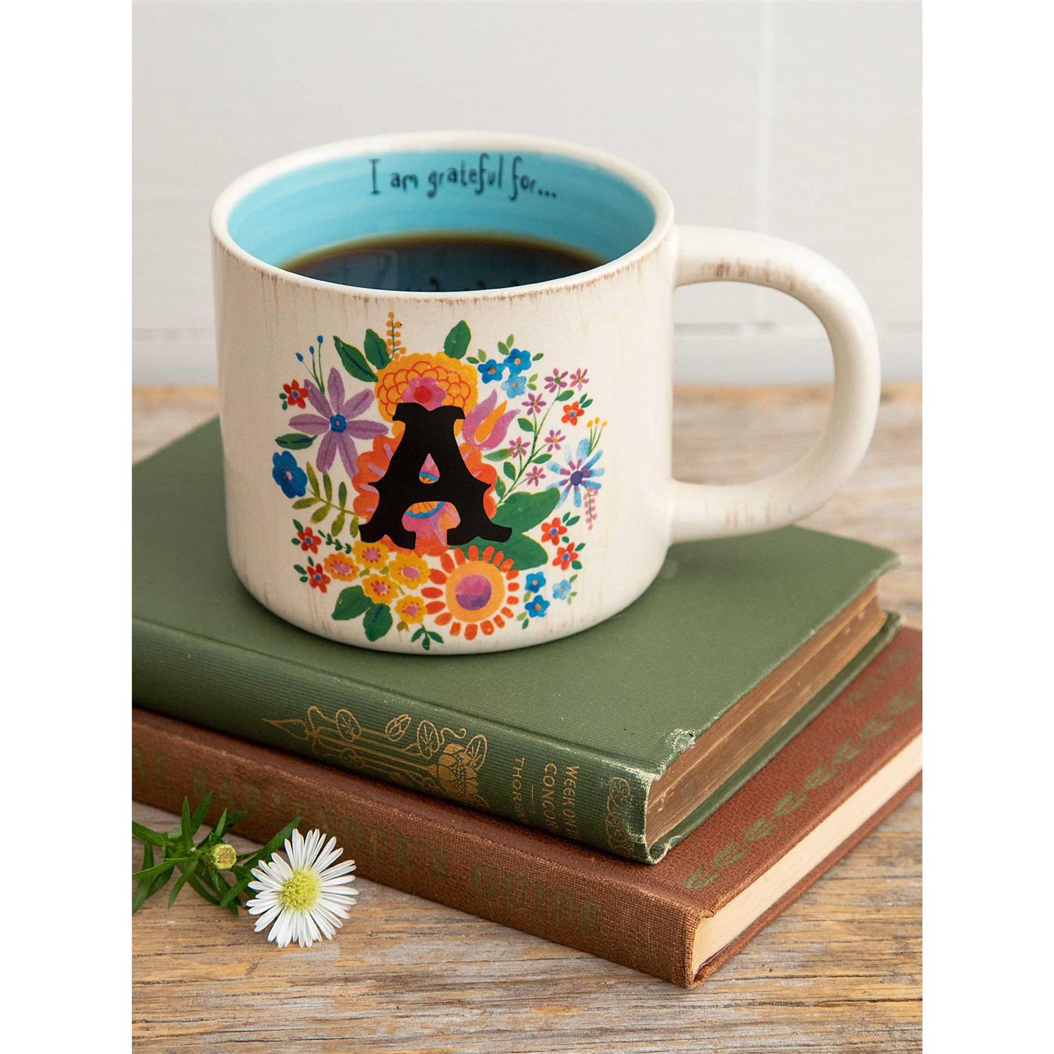 Natural Life Initial Coffee Mug