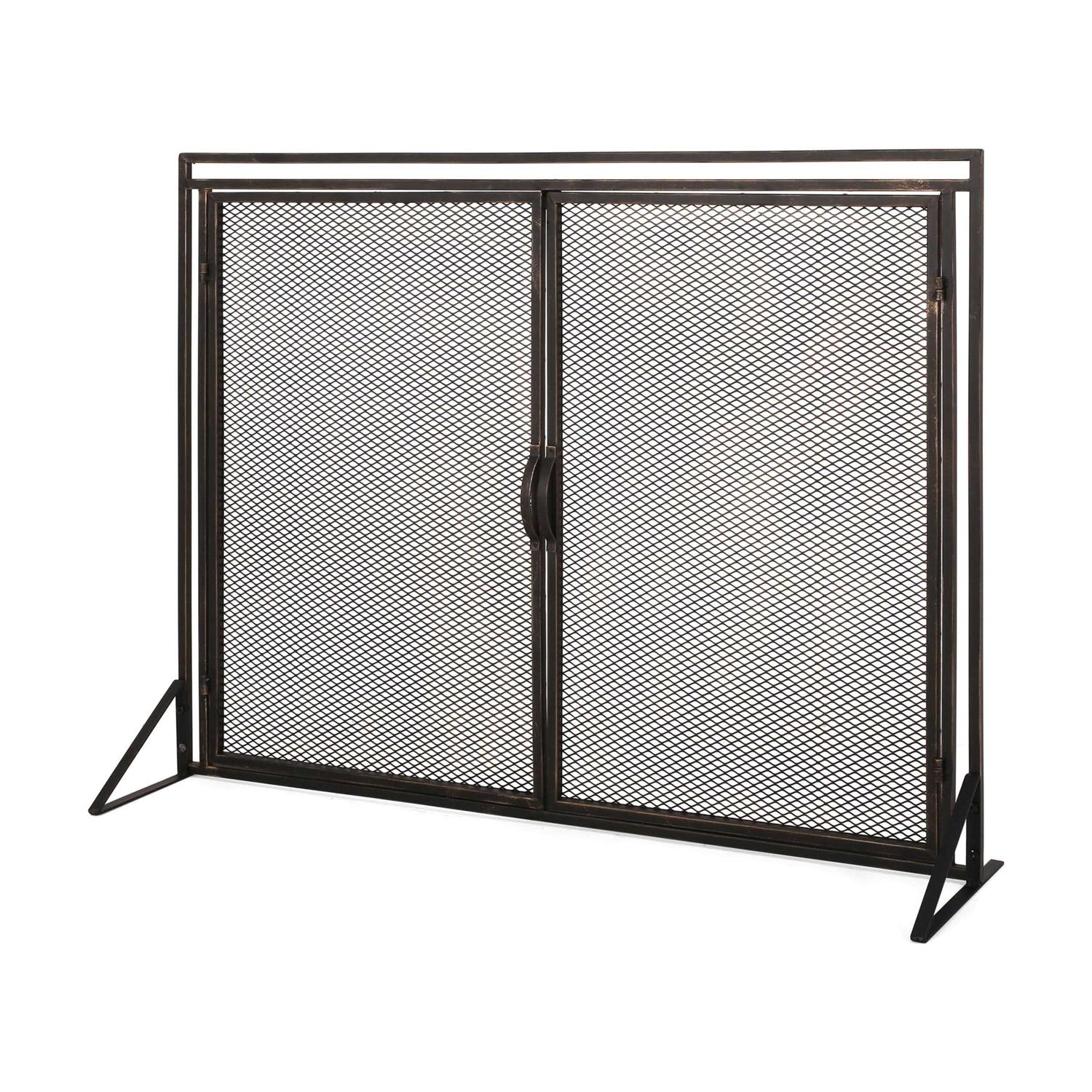 Christopher Knight Home Novia Iron Fireplace Screen