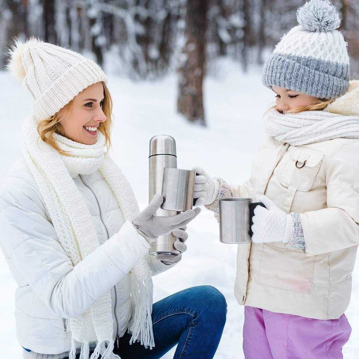 Fijoo Best Stainless Steel Coffee Thermos BPA Free New Triple Wall Insulated