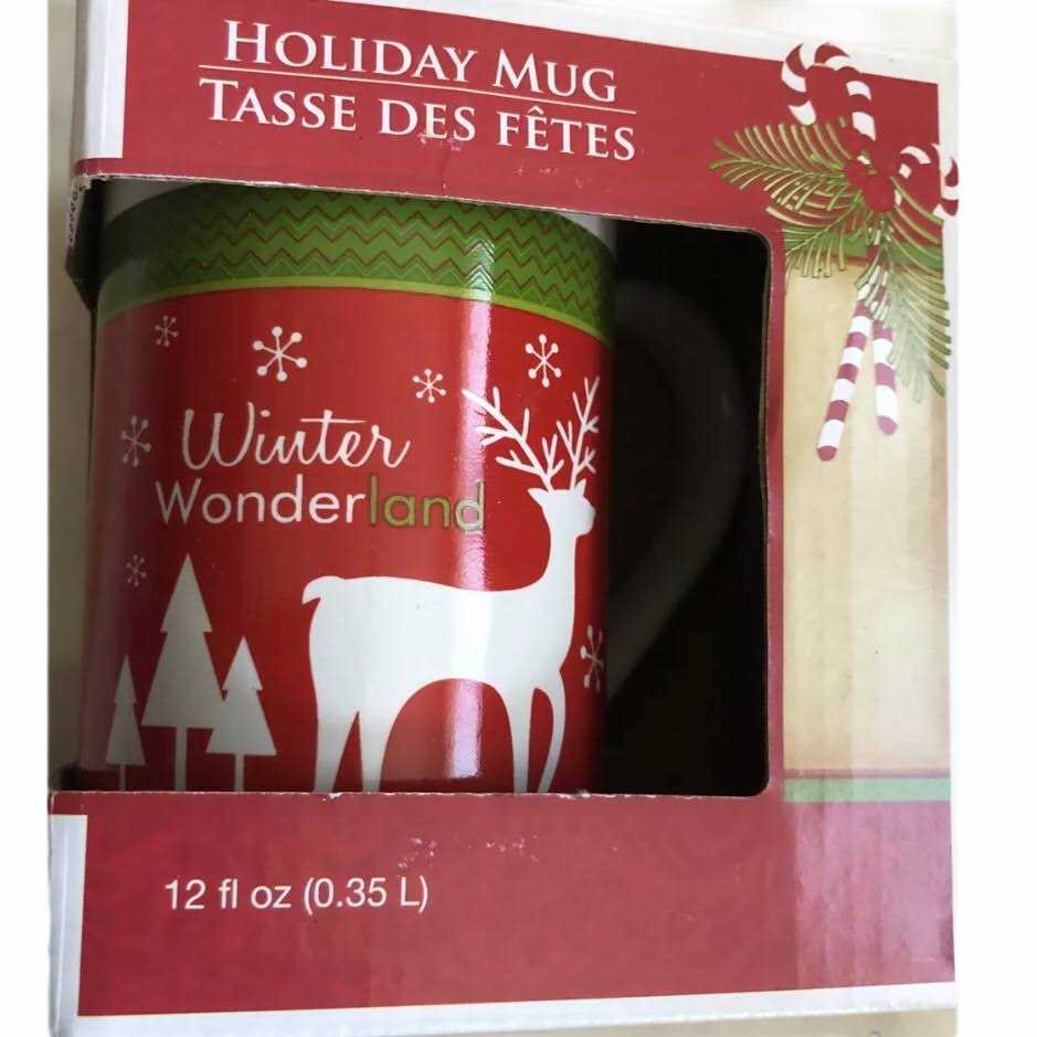 Gift-Boxed Christmas Holiday Mug 12 oz