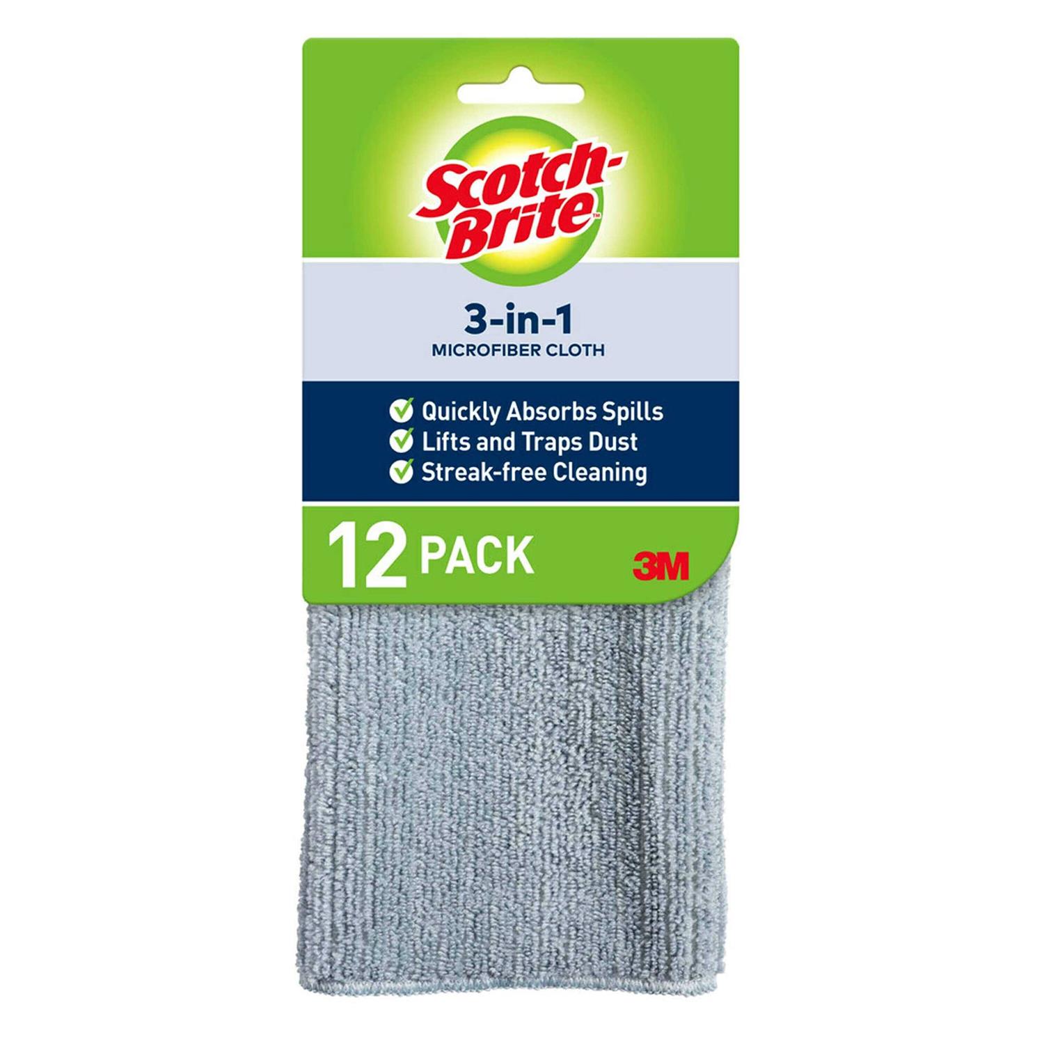 Scotch-Brite 3-in-1 Microfiber Cloth
