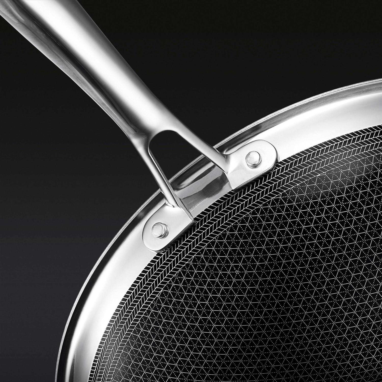 Hexclad Hybrid Stainless Steel Wok