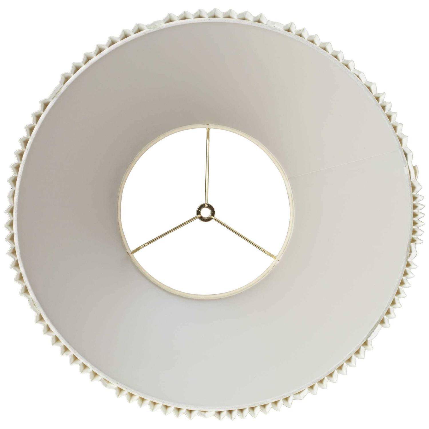 Springcrest Large Empire Lamp Shade Top x Bottom x High x Slant Replacement with Harp