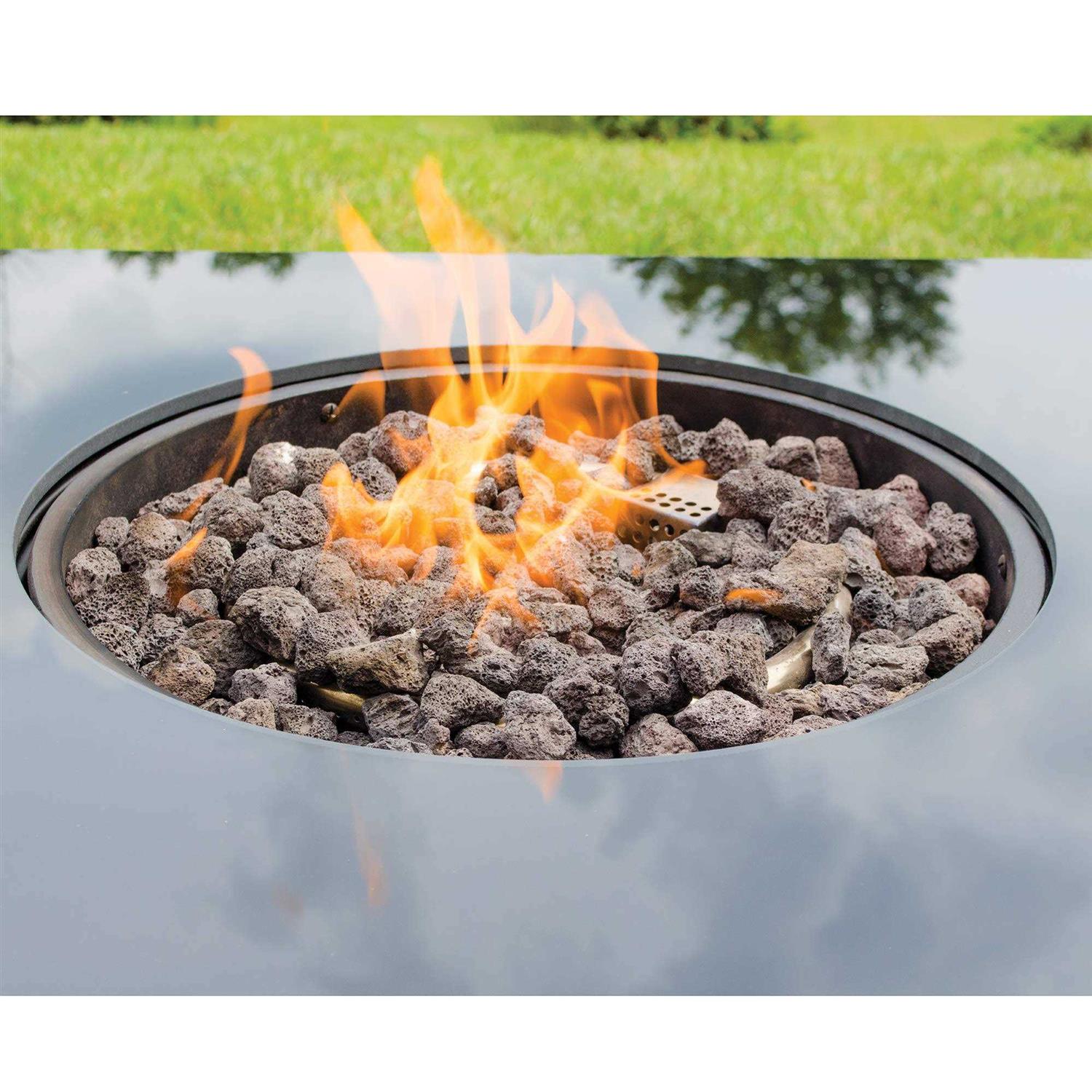 The FRYOILSAVER Company Natural Lava Rocks for Fire Pit Lava Rocks for Gas Grills Charbroilers