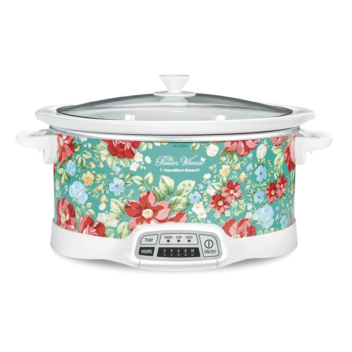 The Pioneer Woman 7 Quart Programmable Slow Cooker Vintage Floral 33479