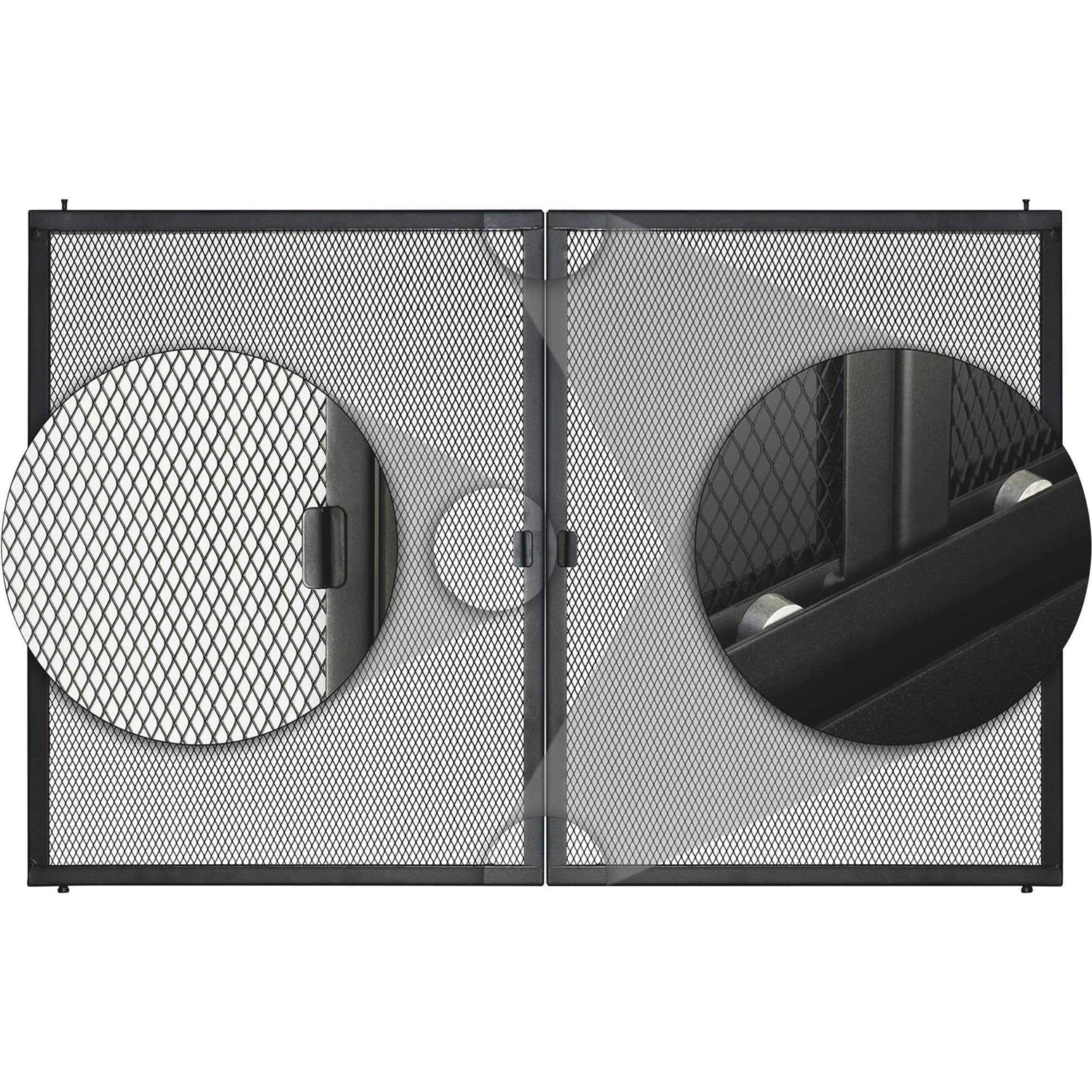 Pleasant Hearth Alpine Medium Glass Fireplace Doors AN-1011