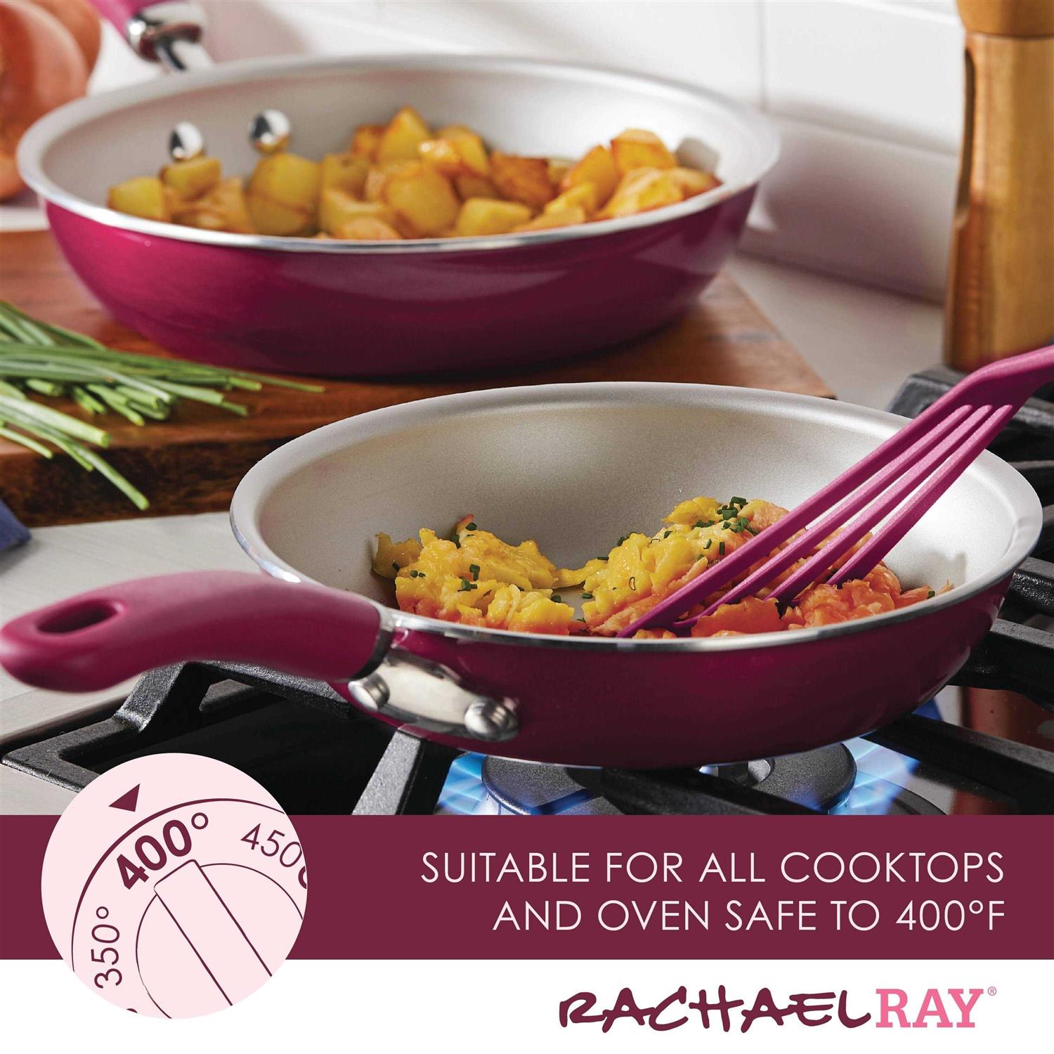 Rachael Ray 13 Create Delicious Aluminum Nonstick Cookware Set