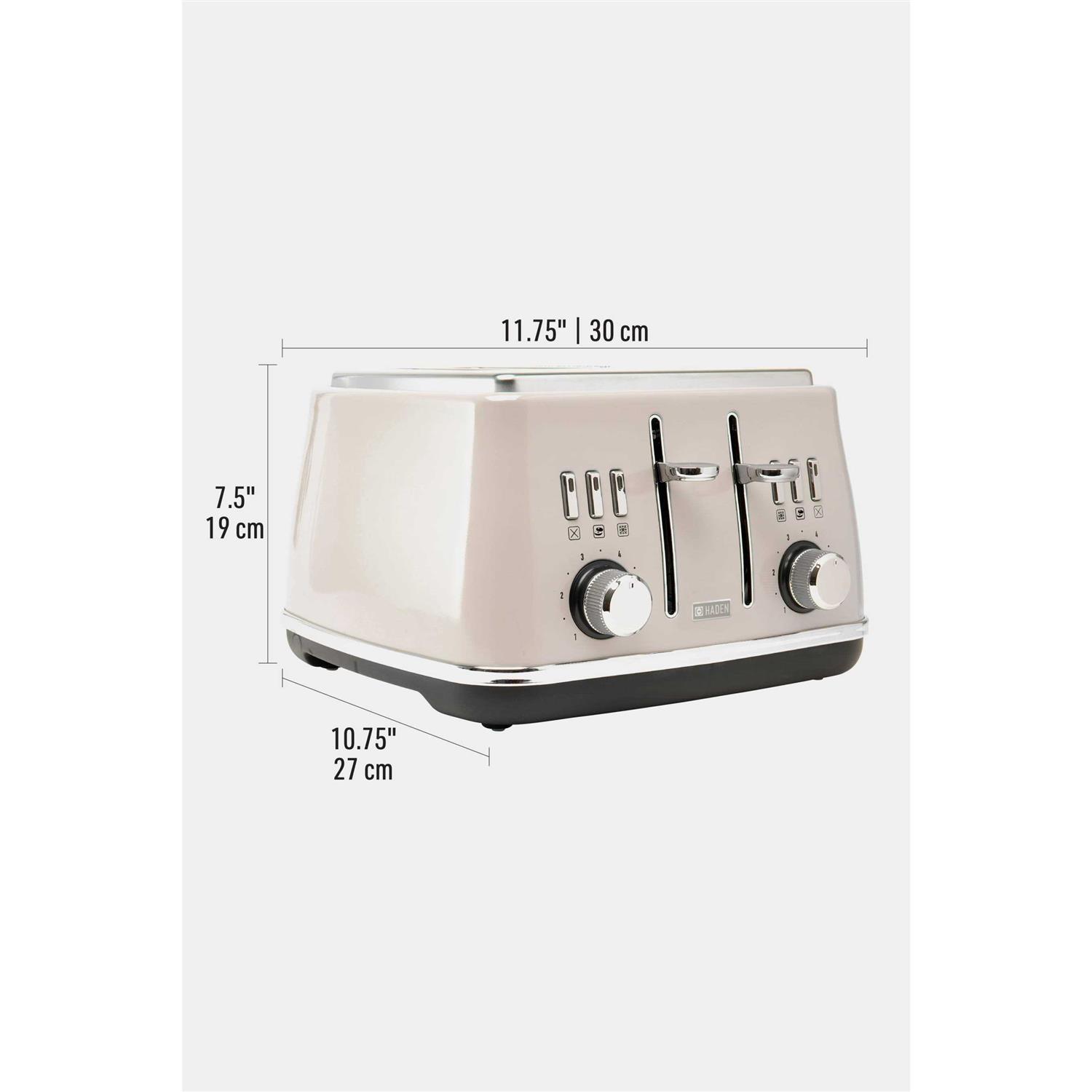 Haden Cotswold 4-Slice Wide Slot Toaster