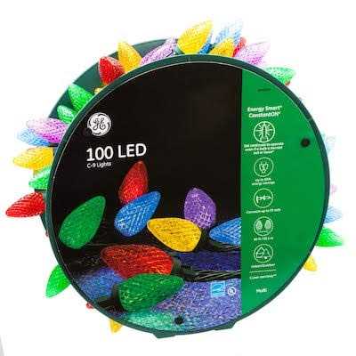 GE Energy Smart 100-Count 66-ft Multicolor LED Plug-In Christmas String Lights