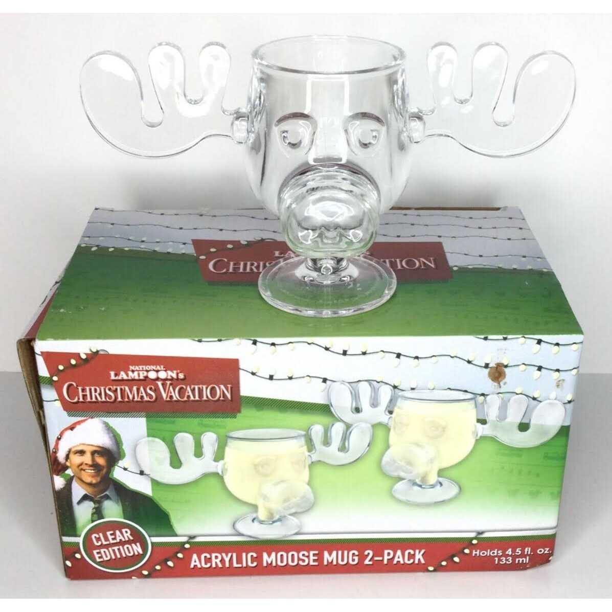 National Lampoon’s Christmas Vacation Moose 2-Piece Acrylic Mug Set
