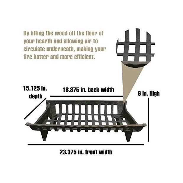 Cast Iron Fireplace Grate